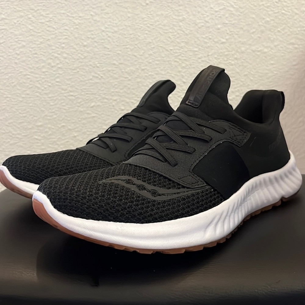 Saucony laceless memory foam sneakers